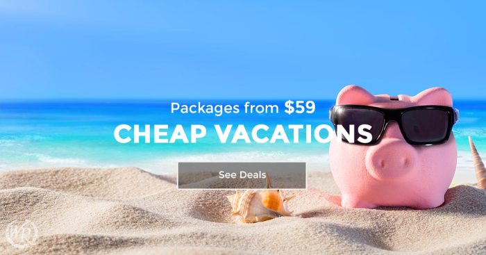 Online vacation package deals for families